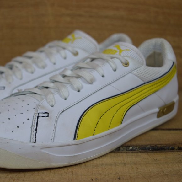puma smash leather white